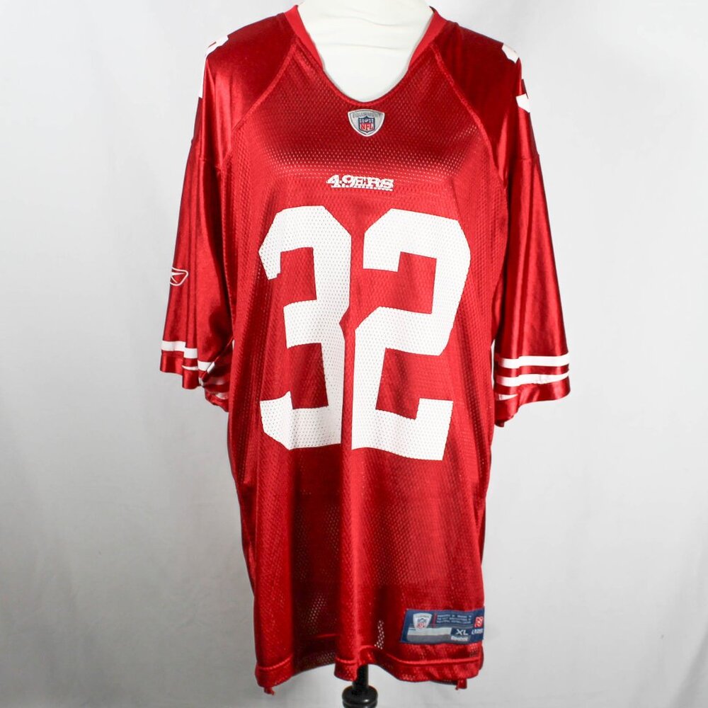 Vintage RARE Reebok NFL San Francisco 49ers Michael Lewis #32 Jersey Siz…